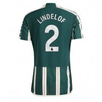 Manchester United Victor Lindelof #2 Vonkajší futbalový dres 2023-24 Krátky Rukáv